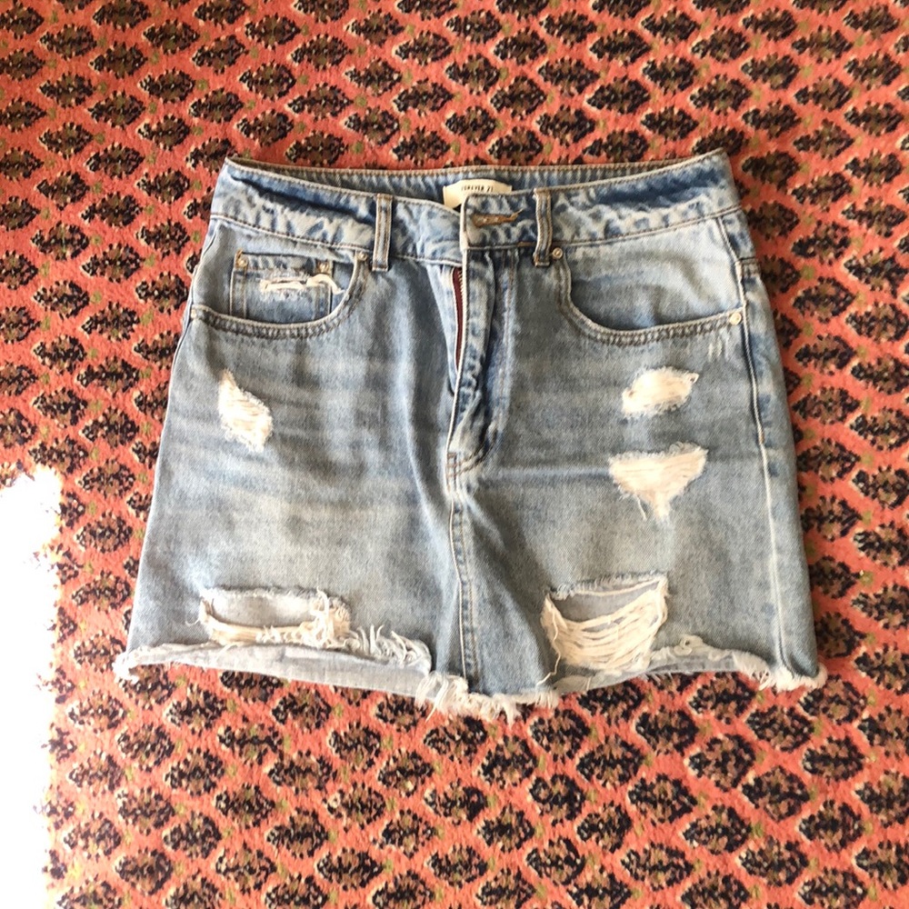 Denim skirt